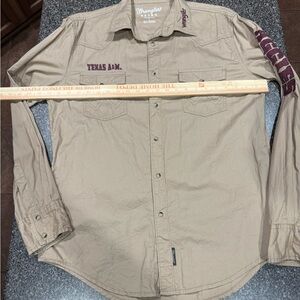 Wrangler Texas A&M embroidered shirt